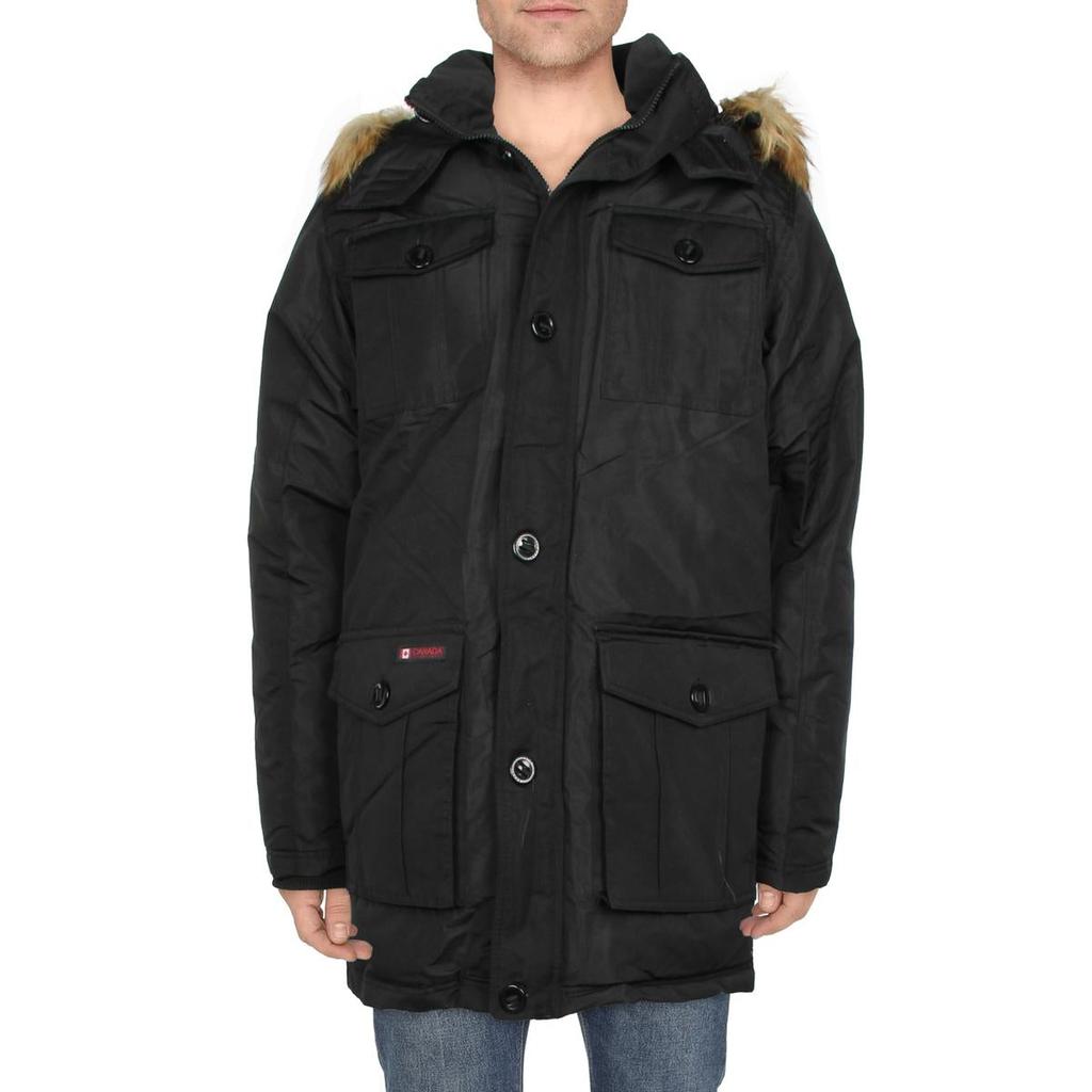 Canada Weather Gear Mens Warm Cold Weather Parka Coat商品第1张图片规格展示