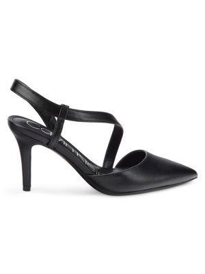 商品Calvin Klein|Greer Faux Leather Slingback Pumps,价格¥300,第1张图片