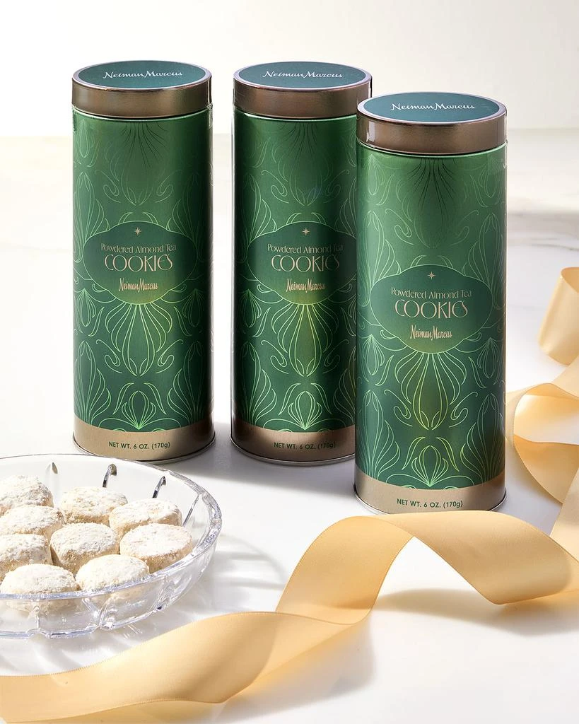 商品Neiman Marcus|Almond Tea Cookie Tins, Set of 3,价格¥403,第1张图片