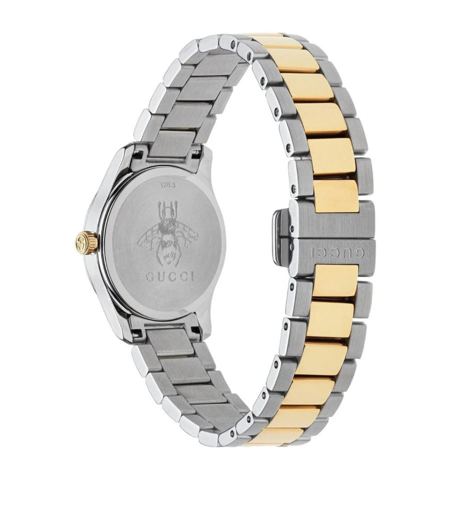 商品Gucci|Gold, Silver and Steel G-Timeless Cat Watch 27mm,价格¥10668,第3张图片详细描述