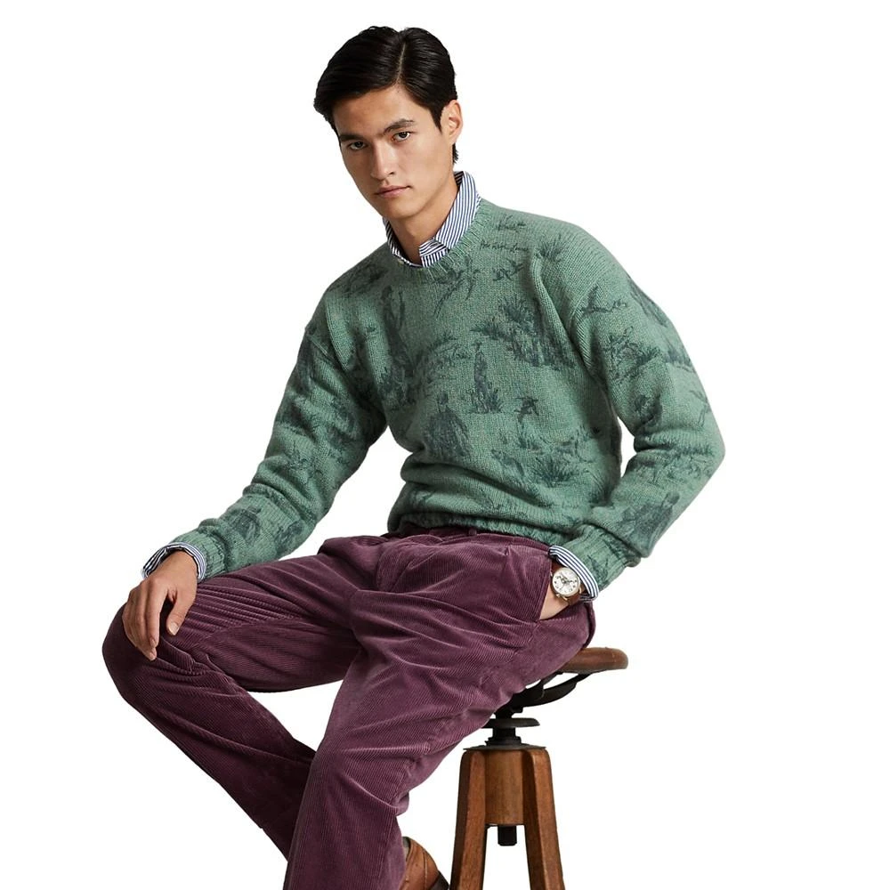 商品Ralph Lauren|Men's Scenic-Print Wool Sweater,价格¥755,第1张图片