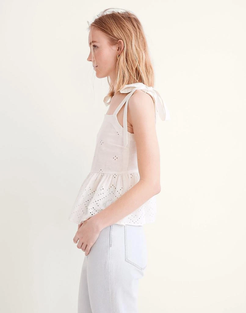 商品Madewell|Rosalie Tie-Strap Top in Geo Eyelet,价格¥118,第2张图片详细描述