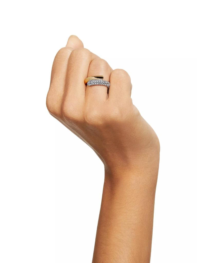 商品Swarovski|Imber Goldtone & Crystal Pavé Ring,价格¥965,第2张图片详细描述