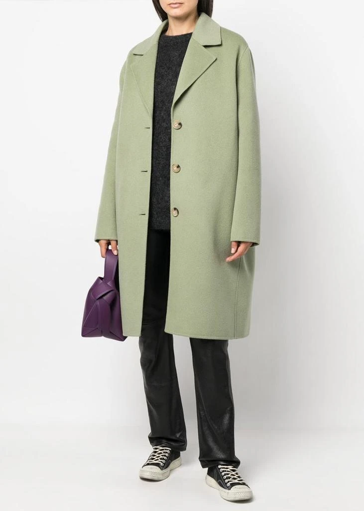 商品Acne Studios|Acne Studios Dusty Green Wool Coat,价格¥5469,第4张图片详细描述