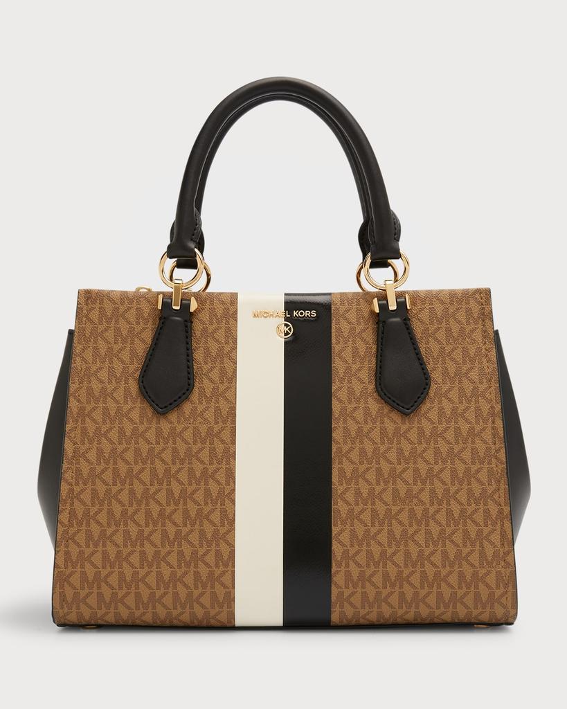 商品Michael Kors|Marilyn Monogram Satchel Tote Bag,价格¥1828,第1张图片