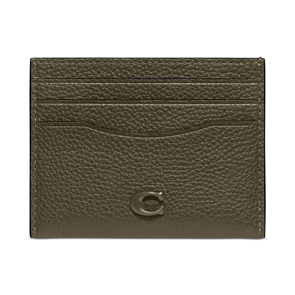 Pebble Leather Flat Card Case商品第1张图片规格展示