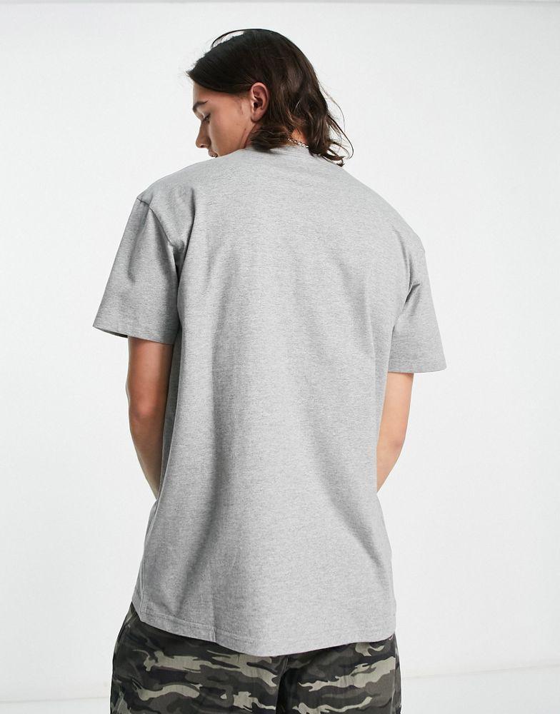 Carhartt WIP chase t-shirt in grey商品第3张图片规格展示
