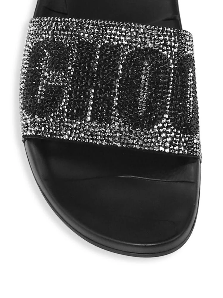 商品Jimmy Choo|Jimmy Choo - Rey Leather Pool Slides,价格¥2084,第3张图片详细描述