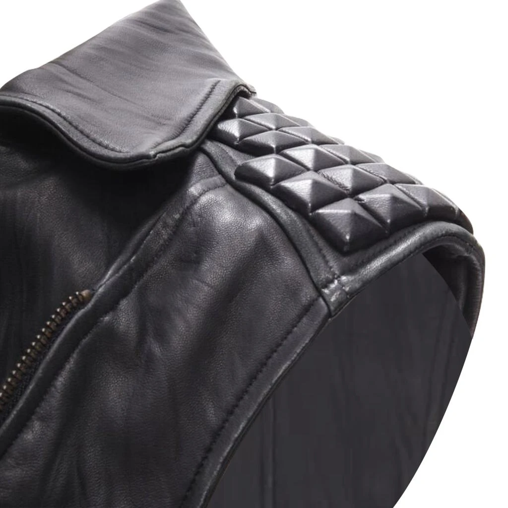 商品[二手商品] Elizabeth and James|leather wrapped square stud vest jacket,价格¥2074,第2张图片详细描述