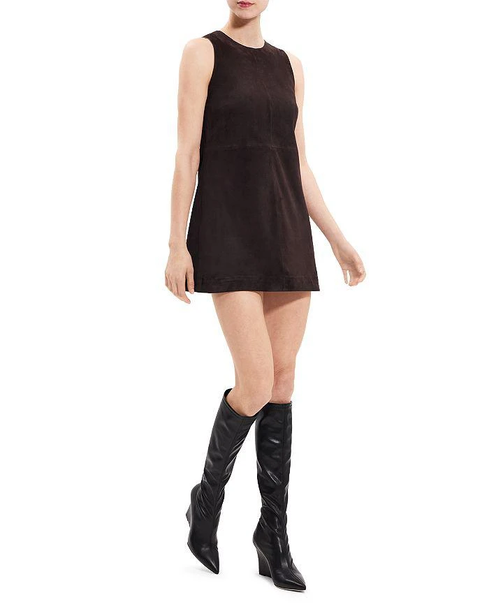 商品Theory|Suede Shift Mini Dress,价格¥2607,第3张图片详细描述