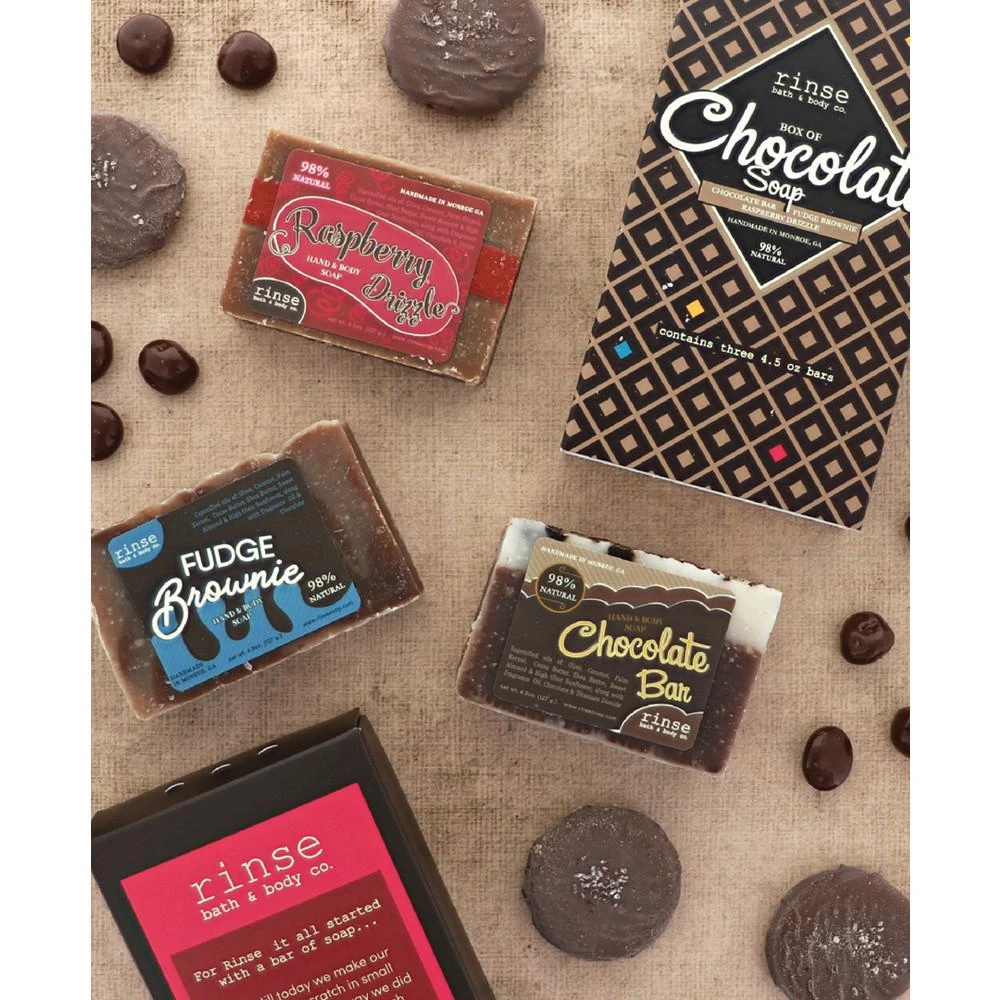 商品Rinse Bath & Body Co.|Chocolate Soaps, Set of 3,价格¥52,第2张图片详细描述