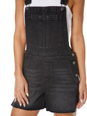 商品Juicy Couture|Cropped Denim Overalls,价格¥559,第4张图片详细描述
