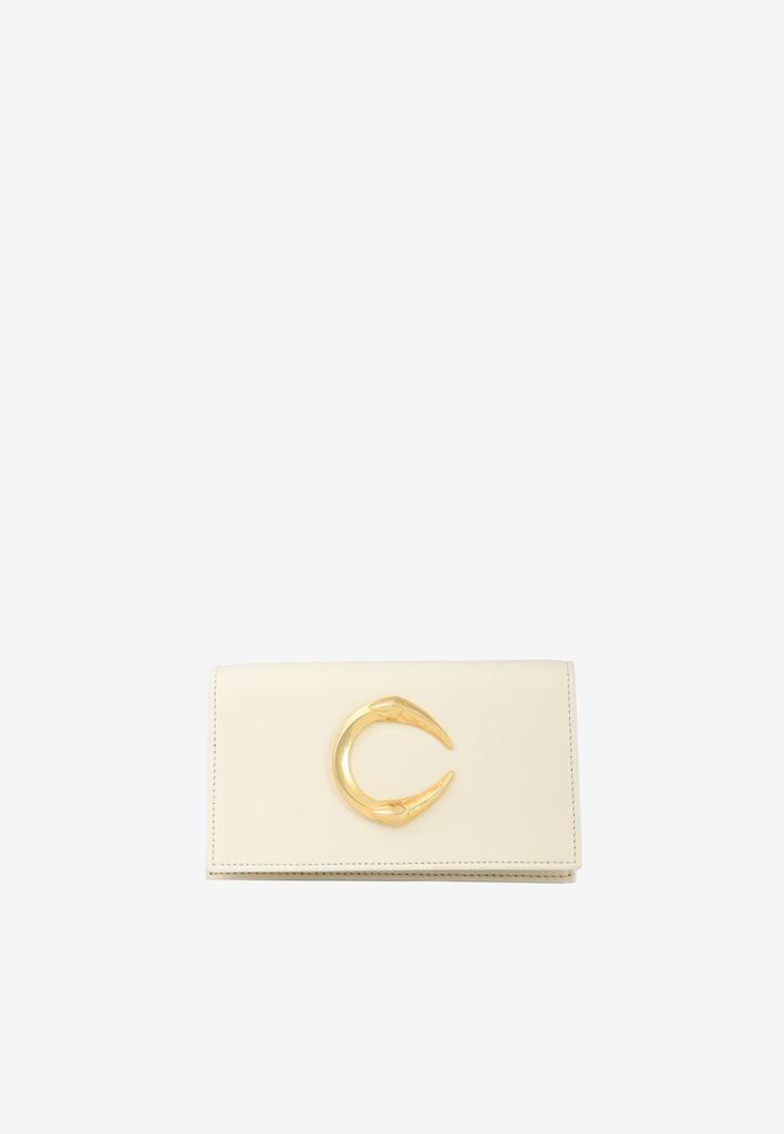 商品Roberto Cavalli|Small C Logo Chain Clutch in Calf Leather,价格¥4619,第4张图片详细描述