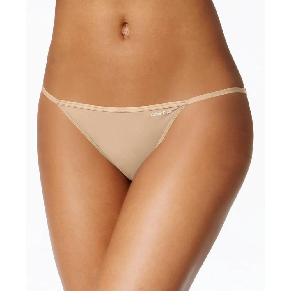 商品Calvin Klein|Sleek String Bikini Underwear D3510,价格¥46,第1张图片