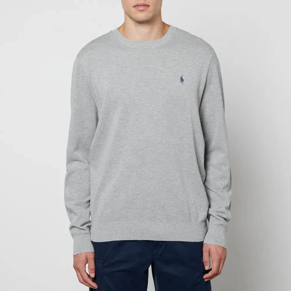 商品Ralph Lauren|Polo Ralph Lauren Logo-Embroidered Cotton-Piqué Jumper,价格¥655,第1张图片