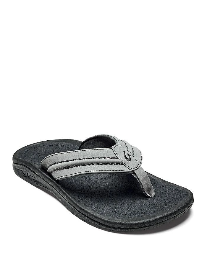 商品OluKai|Men's Hokua Flip-Flops,价格¥561,第1张图片