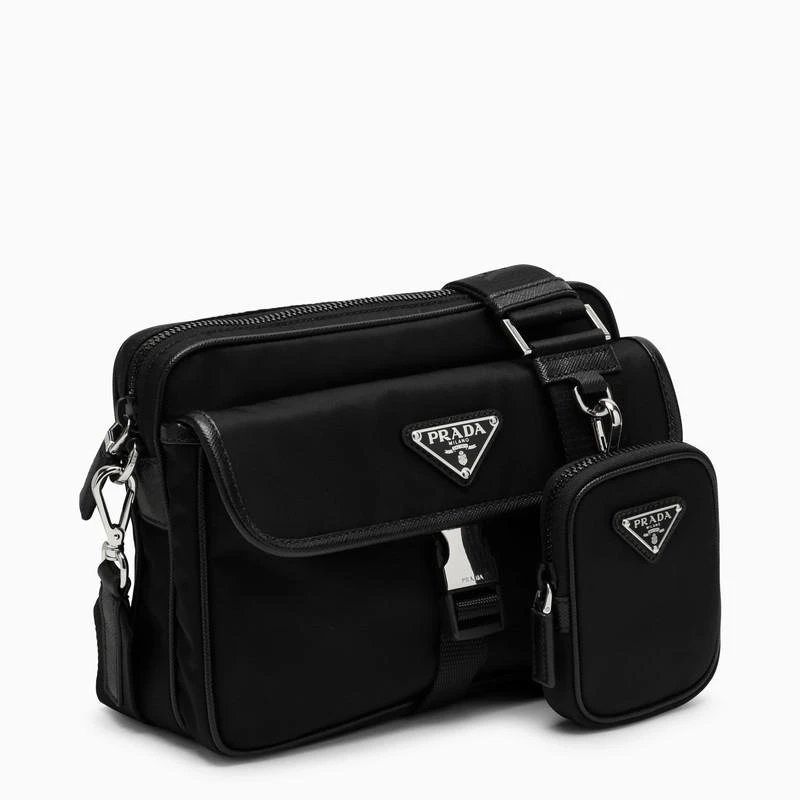 商品Prada|Black Re-Nylon cross-body bag,价格¥14063,第3张图片详细描述