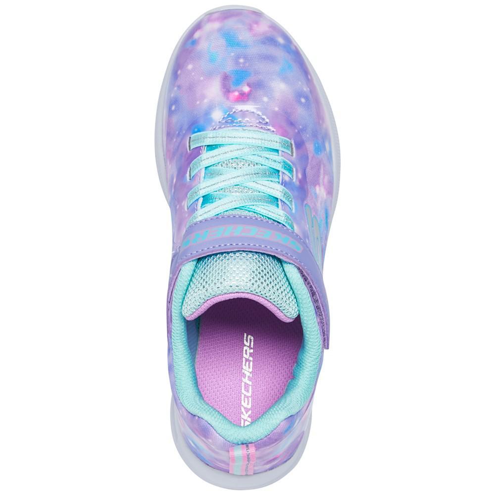 商品SKECHERS|Little Girls Microspec Max - Spiral Galaxy Stay-Put Casual Sneakers from Finish Line,价格¥330,第7张图片详细描述