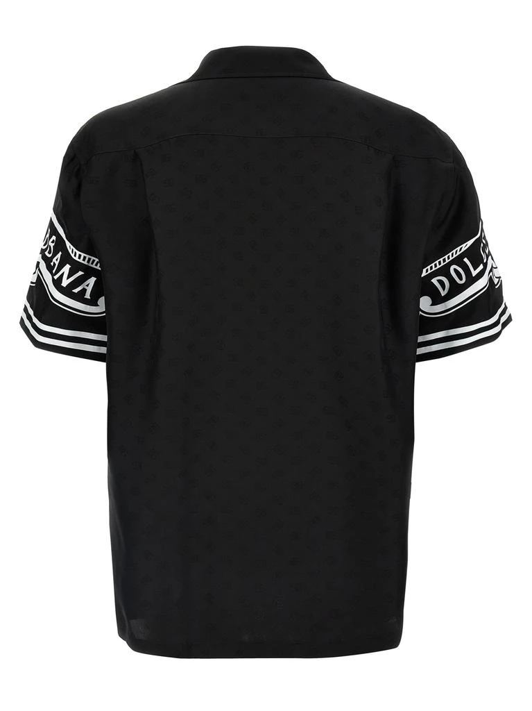商品Dolce & Gabbana|Bandana Silk Shirt Shirt And Blouse White/Black,价格¥7476,第2张图片详细描述