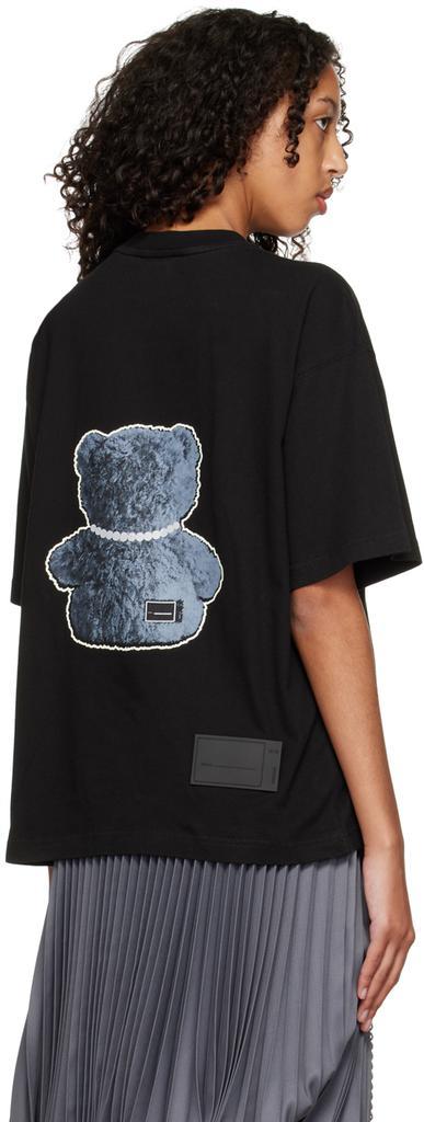 商品We11done|Black Pearl Necklace Teddy T-Shirt,价格¥1079,第5张图片详细描述
