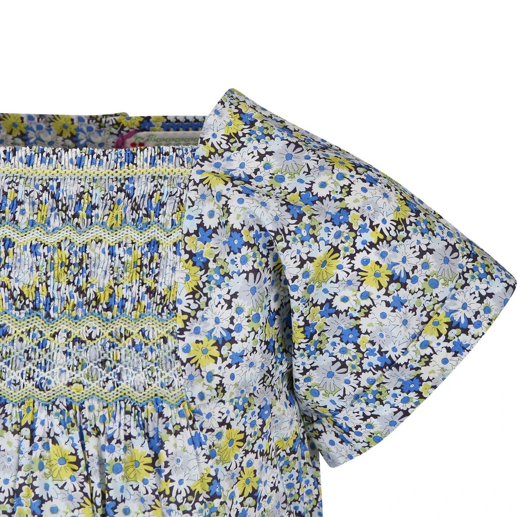 商品Bonpoint|Light Blue For Girl With Floral Print,价格¥1452,第3张图片详细描述