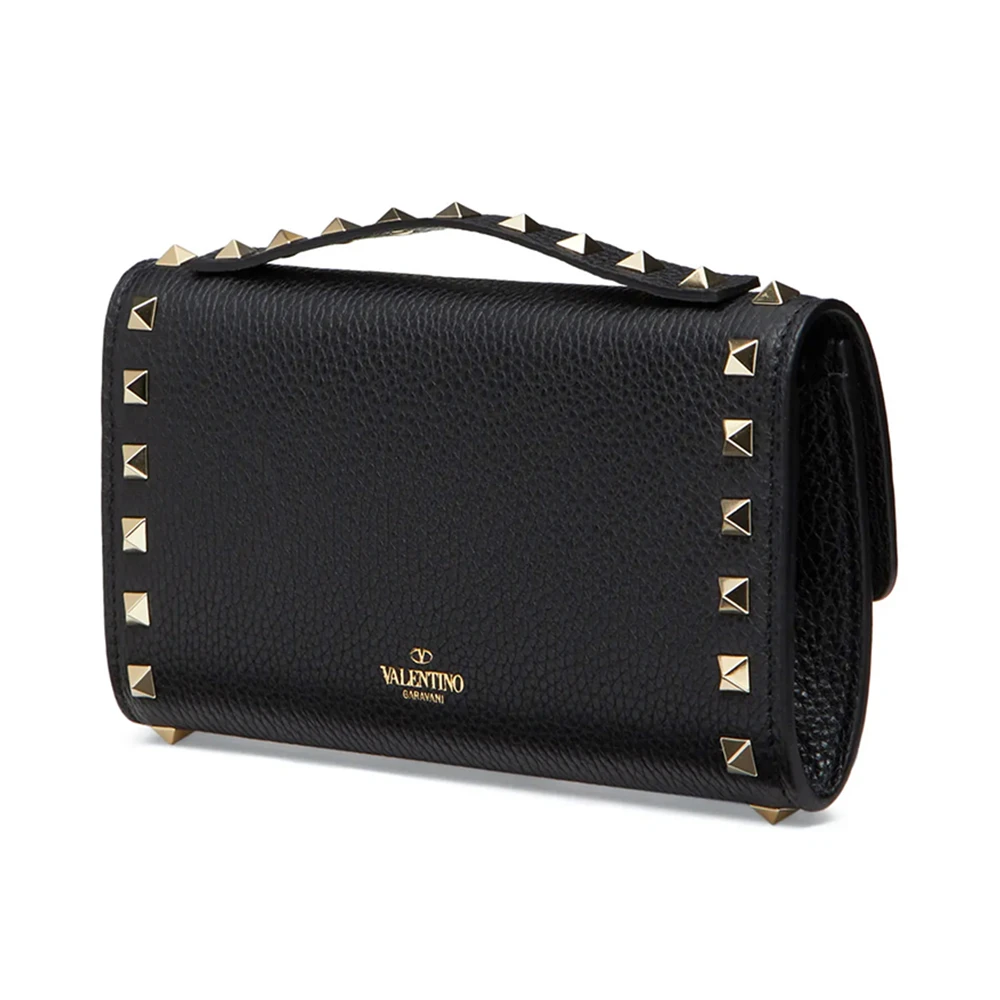 VALENTINO 女士黑色皮革单肩包 WW2P0U99-VSH-0NO 商品