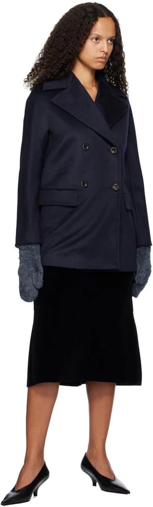 商品Max Mara|Navy Kent Short Peacoat,价格¥6962,第4张图片详细描述