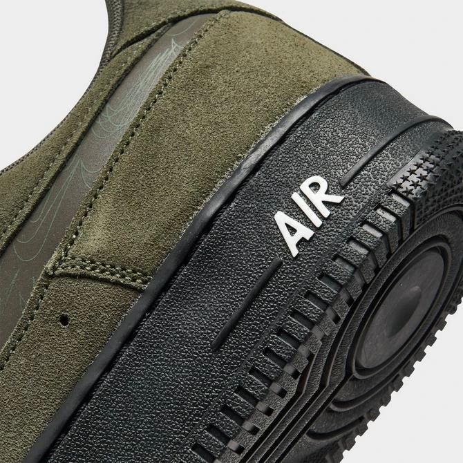 商品NIKE|Men's Nike Air Force 1 '07 LV8 SE Reflective Swoosh Suede Casual Shoes,价格¥963,第3张图片详细描述