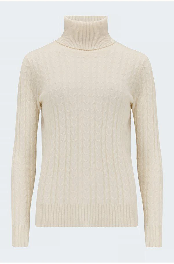 商品Madeleine Thompson|Madeleine Thompson - Lantana Jumper in Cream,价格¥1323,第1张图片