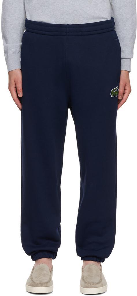 商品Lacoste|Navy Embroidered Patch Lounge Pants,价格¥500,第1张图片