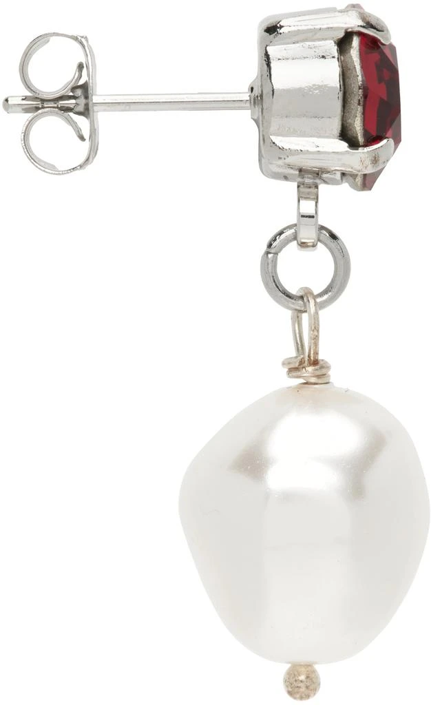 商品Justine Clenquet|SSENSE Exclusive Silver Deva Earrings,价格¥425,第2张图片详细描述