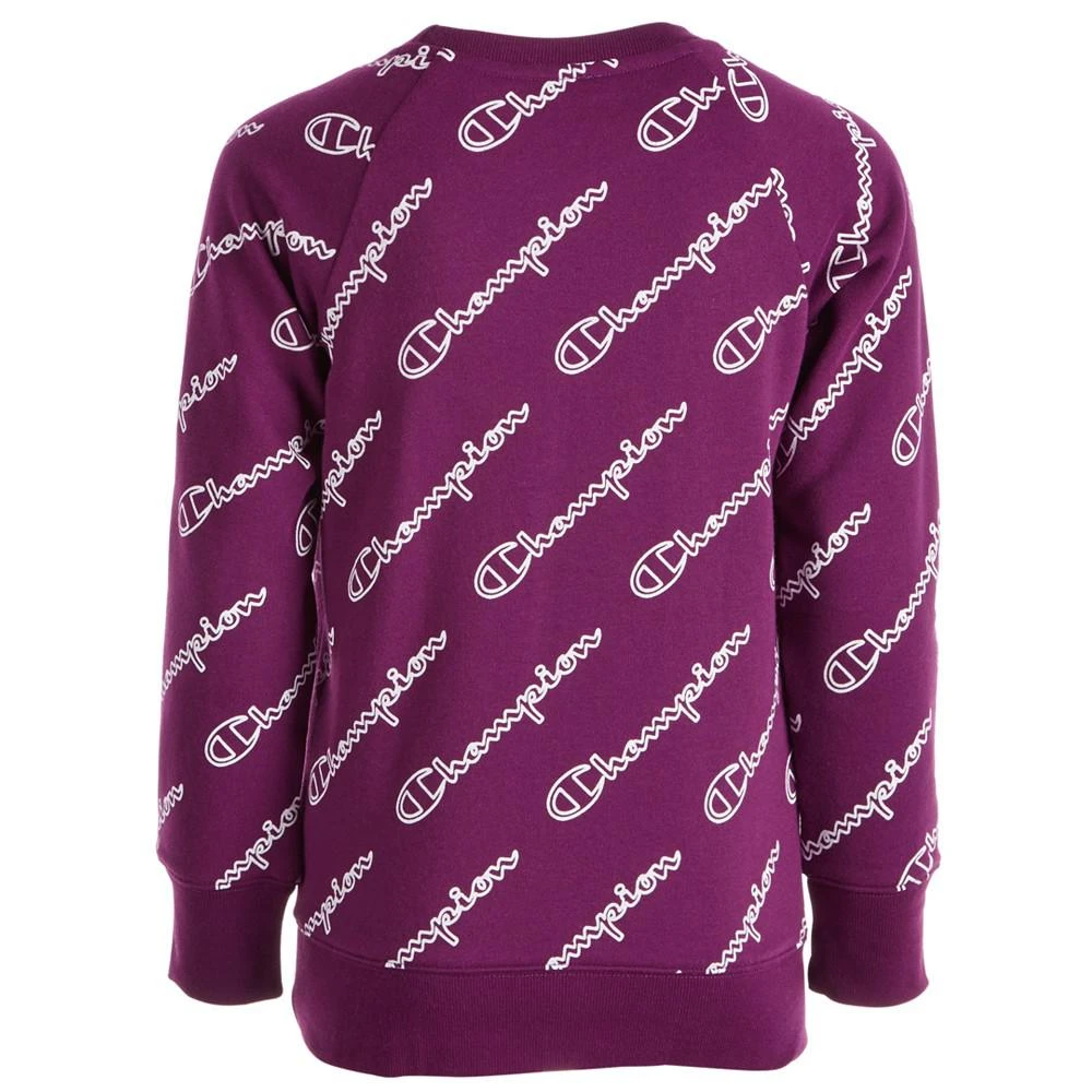 商品CHAMPION|Big Girls Script-Print Sweatshirt,价格¥146,第2张图片详细描述