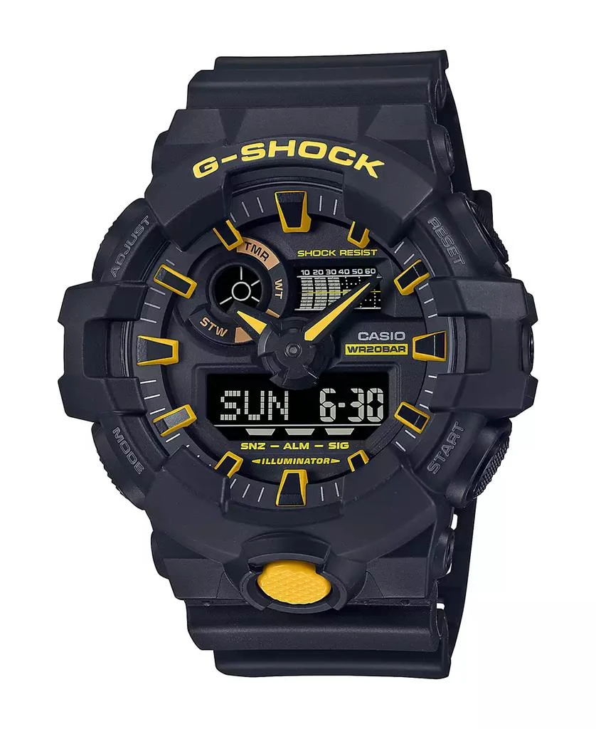 商品G-Shock|Men's Analog Digital Black Resin Watch 53.4mm, GA700CY-1A,价格¥757,第1张图片