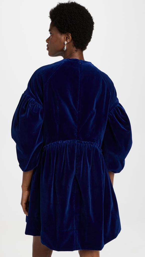 Simone Rocha 经典衣袖抽褶短连衣裙商品第3张图片规格展示