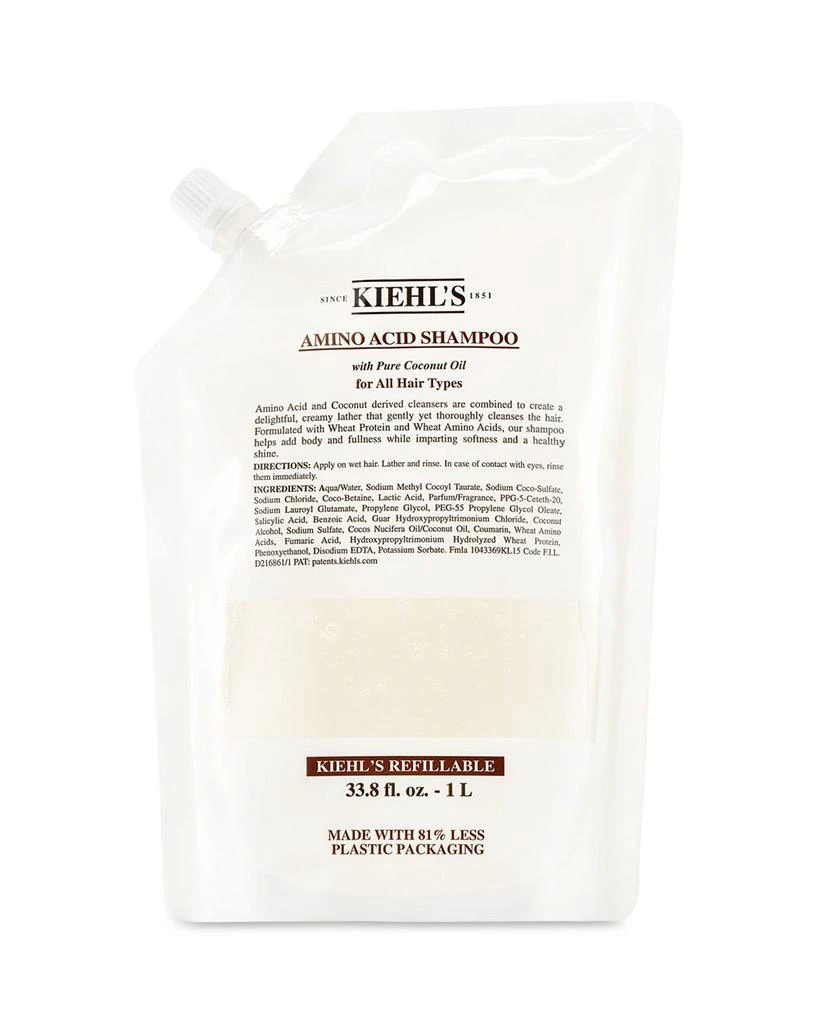 商品Kiehl's|Amino Acid Shampoo Refill 33.8 oz.,价格¥456,第1张图片详细描述