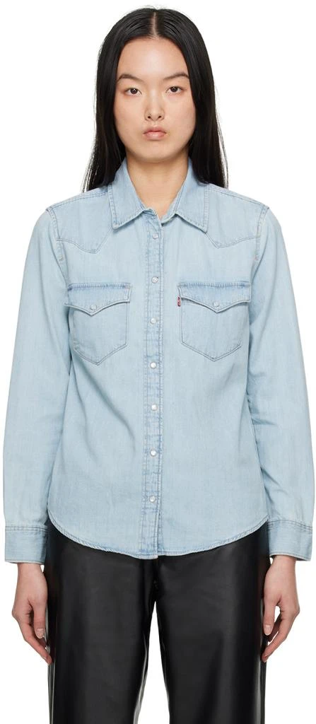 商品Levi's|Blue Western Denim Shirt,价格¥251,第1张图片