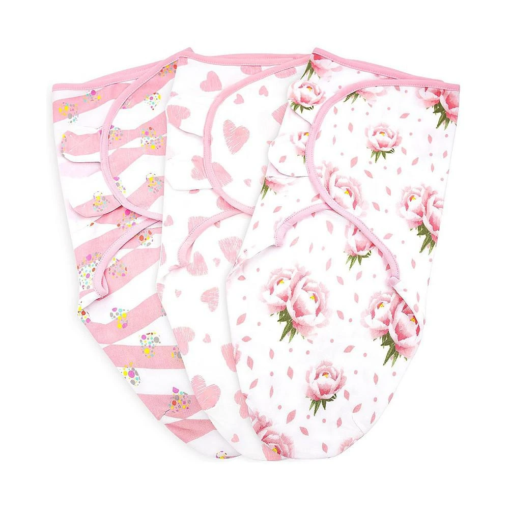 商品Bublo Baby|Baby Swaddle Blanket Boy Girl, 3 Pack Newborn Swaddles, Infant Adjustable Swaddling Sleep Sack,价格¥179,第1张图片
