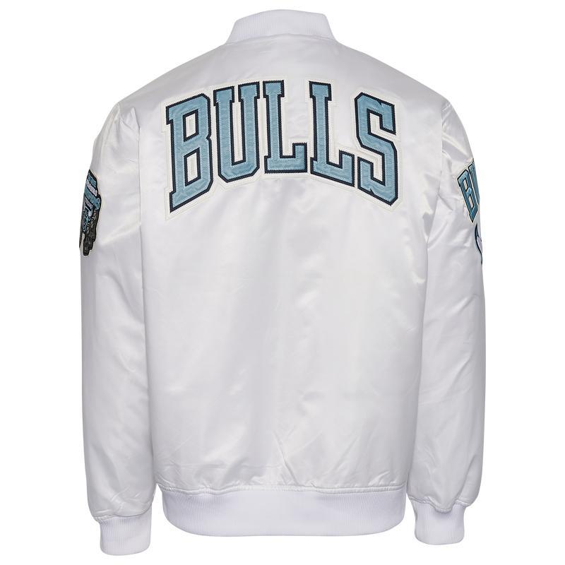 商品Pro Standard|Pro Standard Bulls NBA Satin Jacket - Men's,价格¥931,第4张图片详细描述