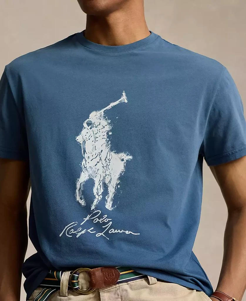 商品Ralph Lauren|Men's Classic-Fit Big Pony Jersey T-Shirt,价格¥235,第3张图片详细描述