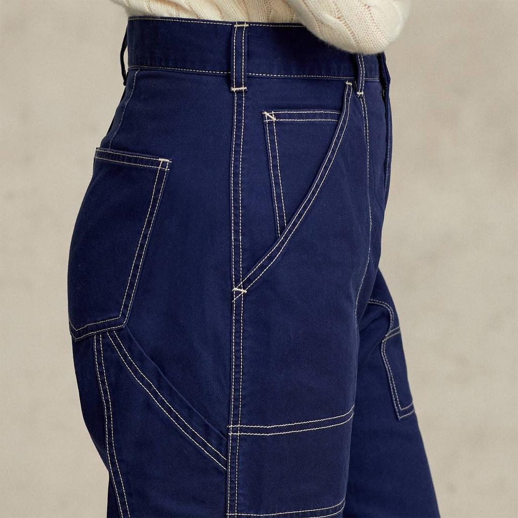 Polo Ralph Lauren Women's Marge Pt-Full Length-Flat Front Jeans - Newport Navy商品第3张图片规格展示