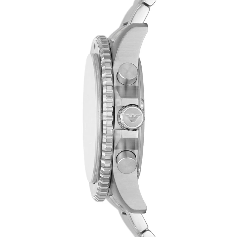 阿玛尼（Emporio Armani）新款水鬼系列男表 黑盘银色 AR11360 商品
