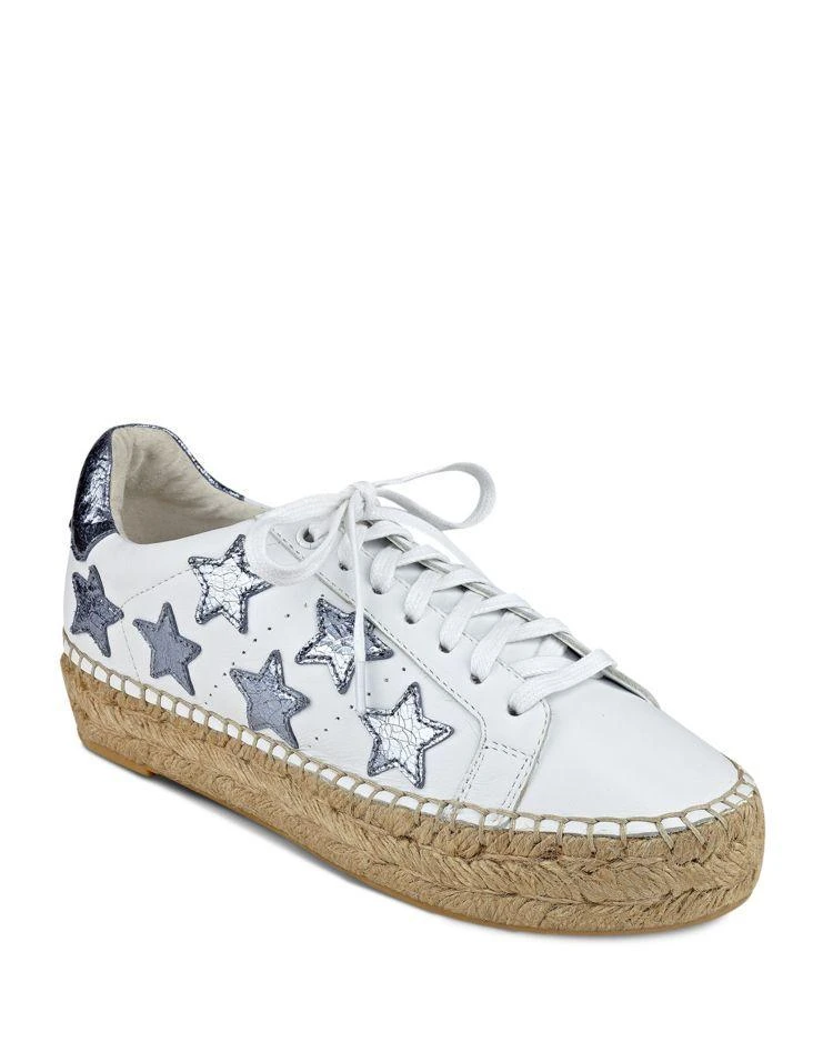 商品Marc Fisher|Women's Marcia Star Espadrille Lace Up Sneakers,价格¥690,第1张图片