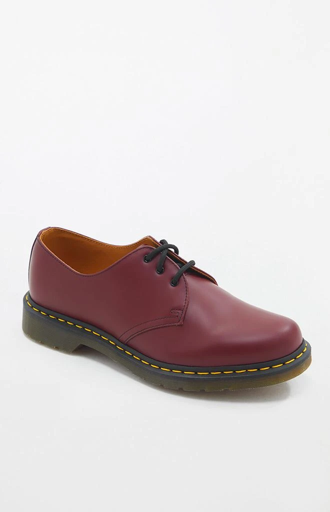 商品Dr. Martens|1461 Smooth Leather Cherry Red Shoes,价格¥481,第2张图片详细描述