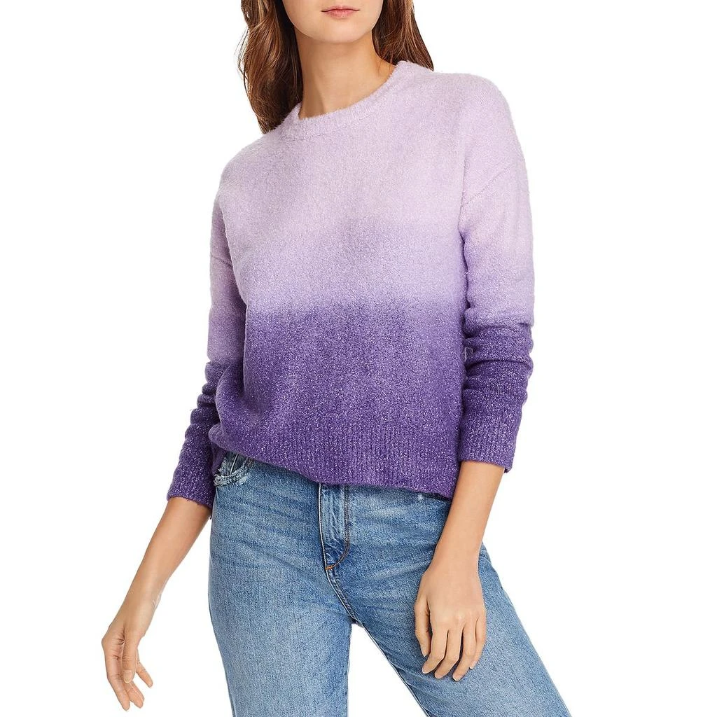 商品AQUA|Aqua Womens Ombre Crew Neck Sweater,价格¥123,第1张图片