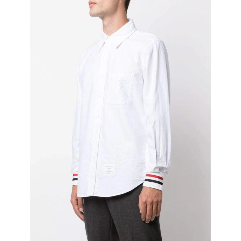 商品Thom Browne|THOM BROWNE 白色男士衬衫 MWL289A-06177-100,价格¥2467,第1张图片