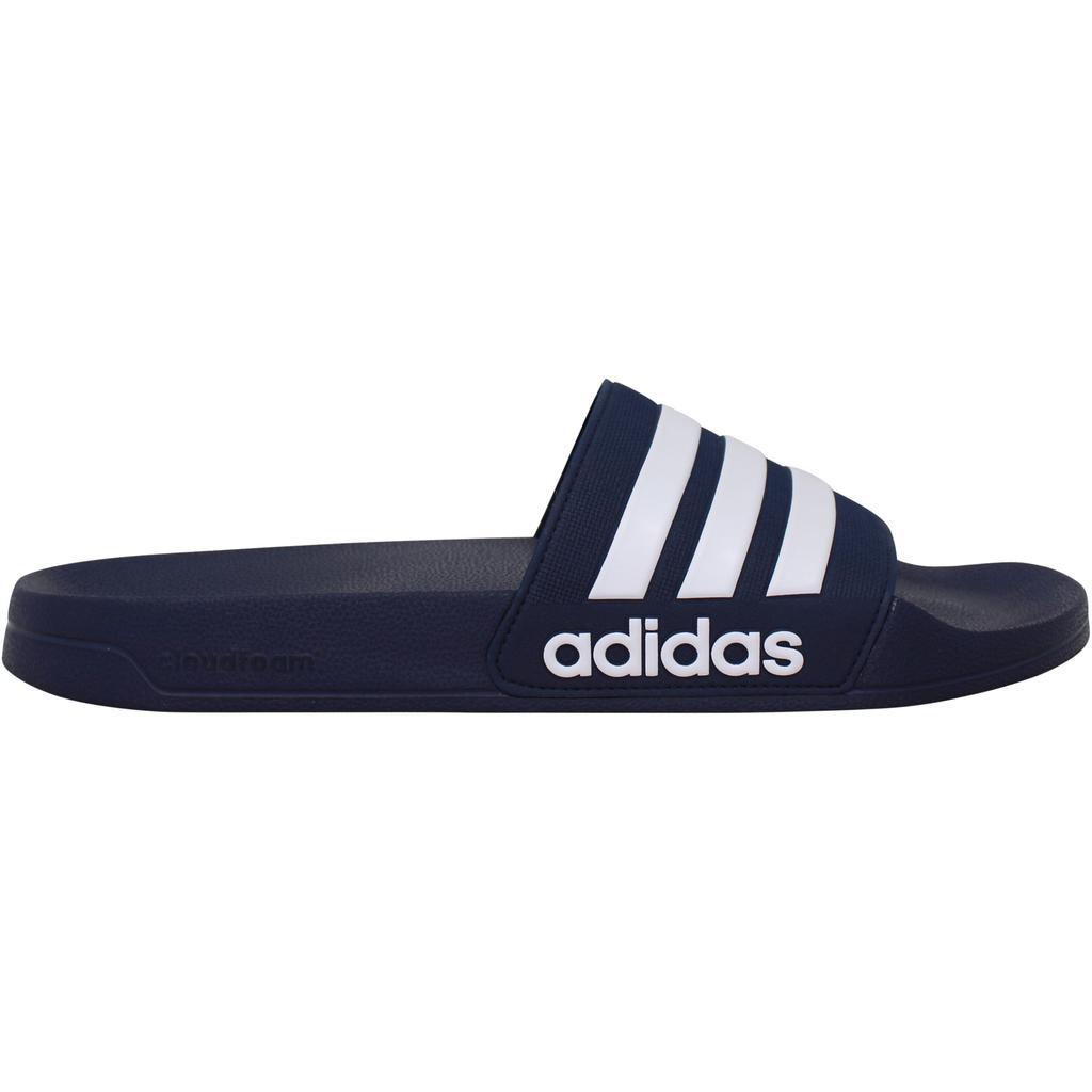 商品Adidas|Adidas Adilette Shower Collegiate Navy/Cloud White/Collegiate Navy  AQ1703 Men's,价格¥215,第1张图片