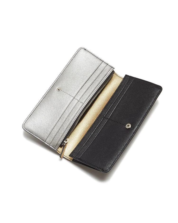 商品Marc Jacobs|Open Face Tricolor Saffiano Leather Wallet,价格¥838,第2张图片详细描述
