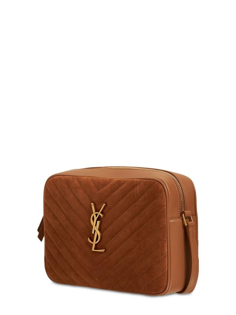 商品Yves Saint Laurent|Lou Monogram Suede Camera Bag,价格¥12139,第3张图片详细描述