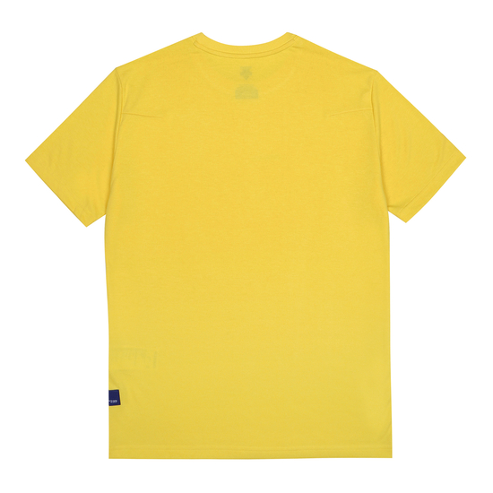 【享贝家】DESCENTE 迪桑特 线条纹标短袖T恤 SM323UTS76-UYEL 黄色（现采购商品，下单后12天内发货）商品第2张图片规格展示