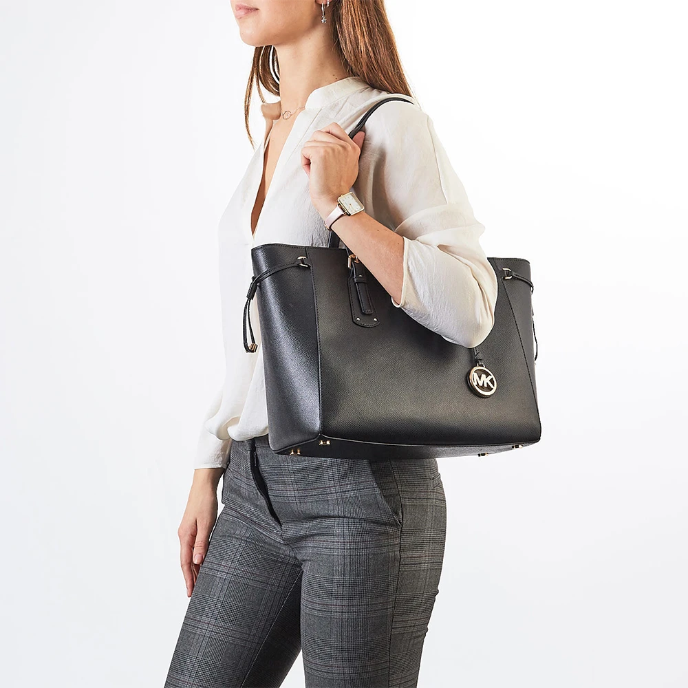 MICHAEL KORS 黑色女士手提包 30H7GV6T8L-001 商品